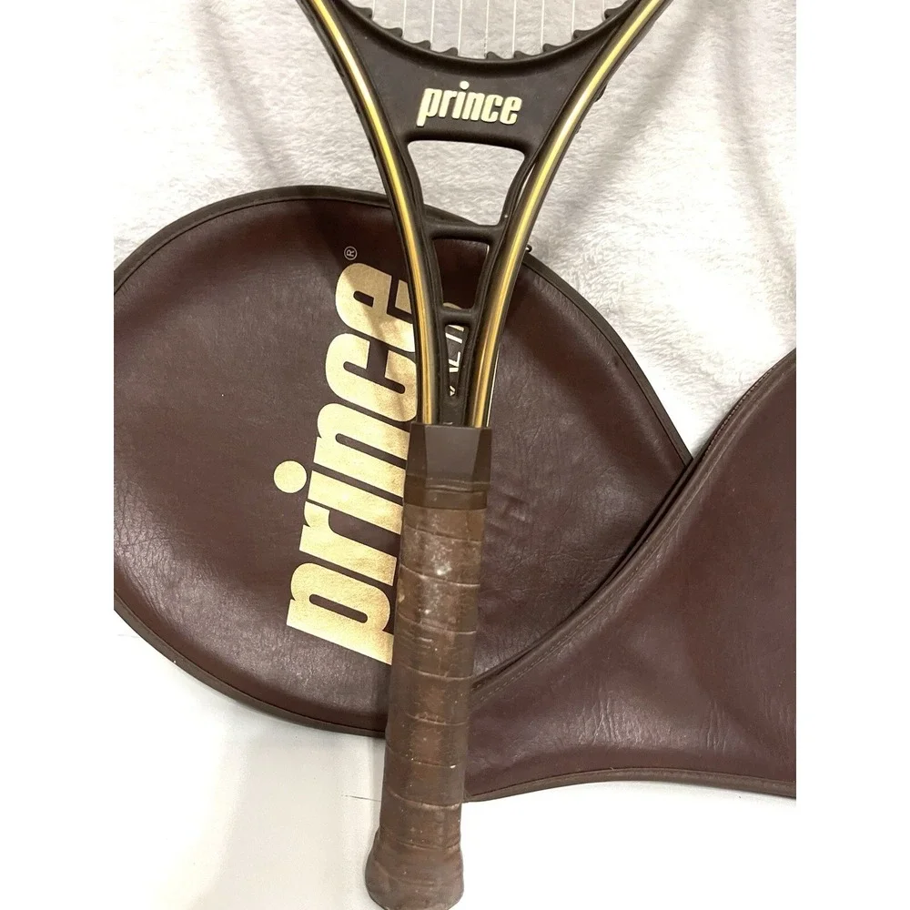Prince International Aluminium Tennis Racquet 4 1/4 No. 2 set of two + Covers